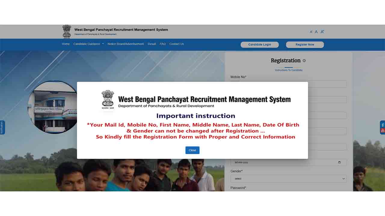 wb panchayat recruitment 2026