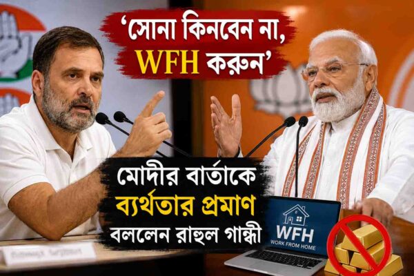 Modi WFH Gold Buying News Vs Rahul Gandhi- সোনা কিনতে বারন করলেন প্রধানমন্ত্রী! তীব্র কটাক্ষ রাহুল গান্ধীর?