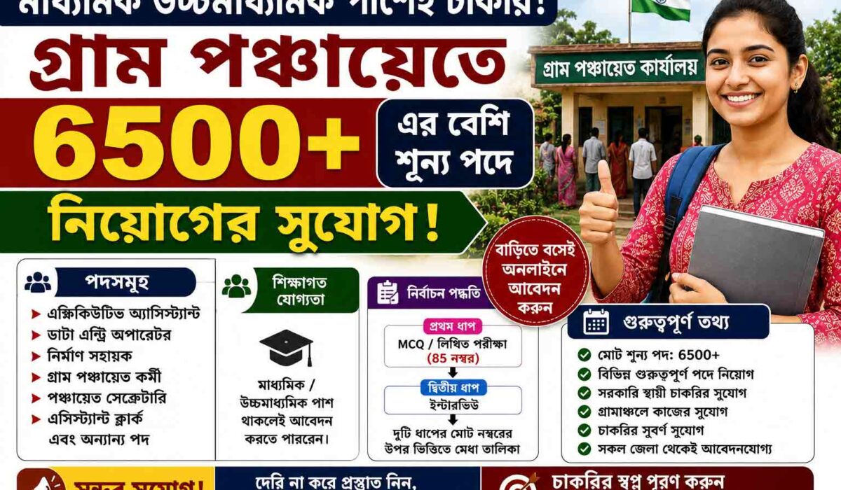 wb panchayat recruitment 2026